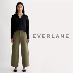 EVERLANE The Utility Wide-Leg Pant Kalamata 2 NWOT